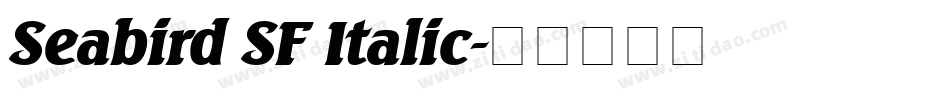 Seabird SF Italic字体转换